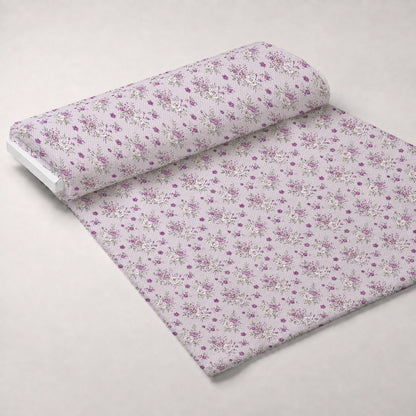 Lilac Ribbon Trellis Pattern 1 Minky Fabric