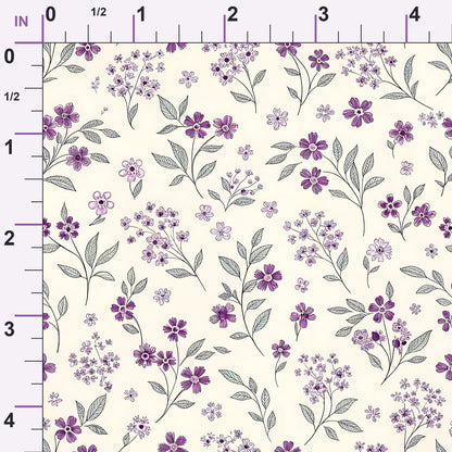 Lilac Ribbon Trellis Pattern 12 Minky Fabric