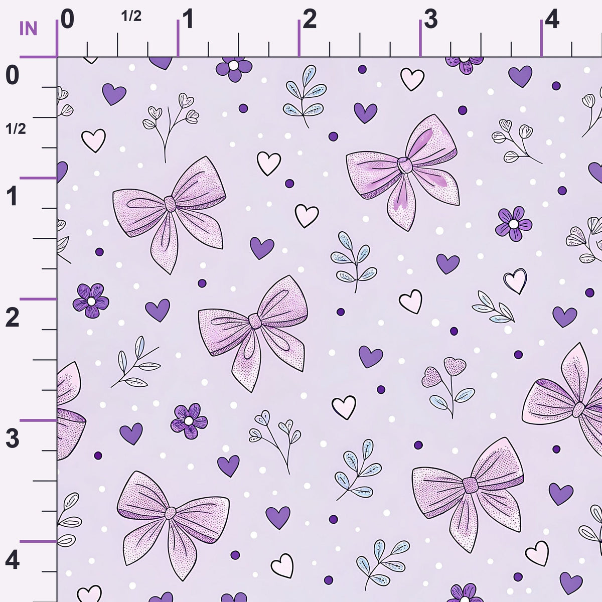 Lilac Ribbon Trellis Pattern 13 Minky Fabric