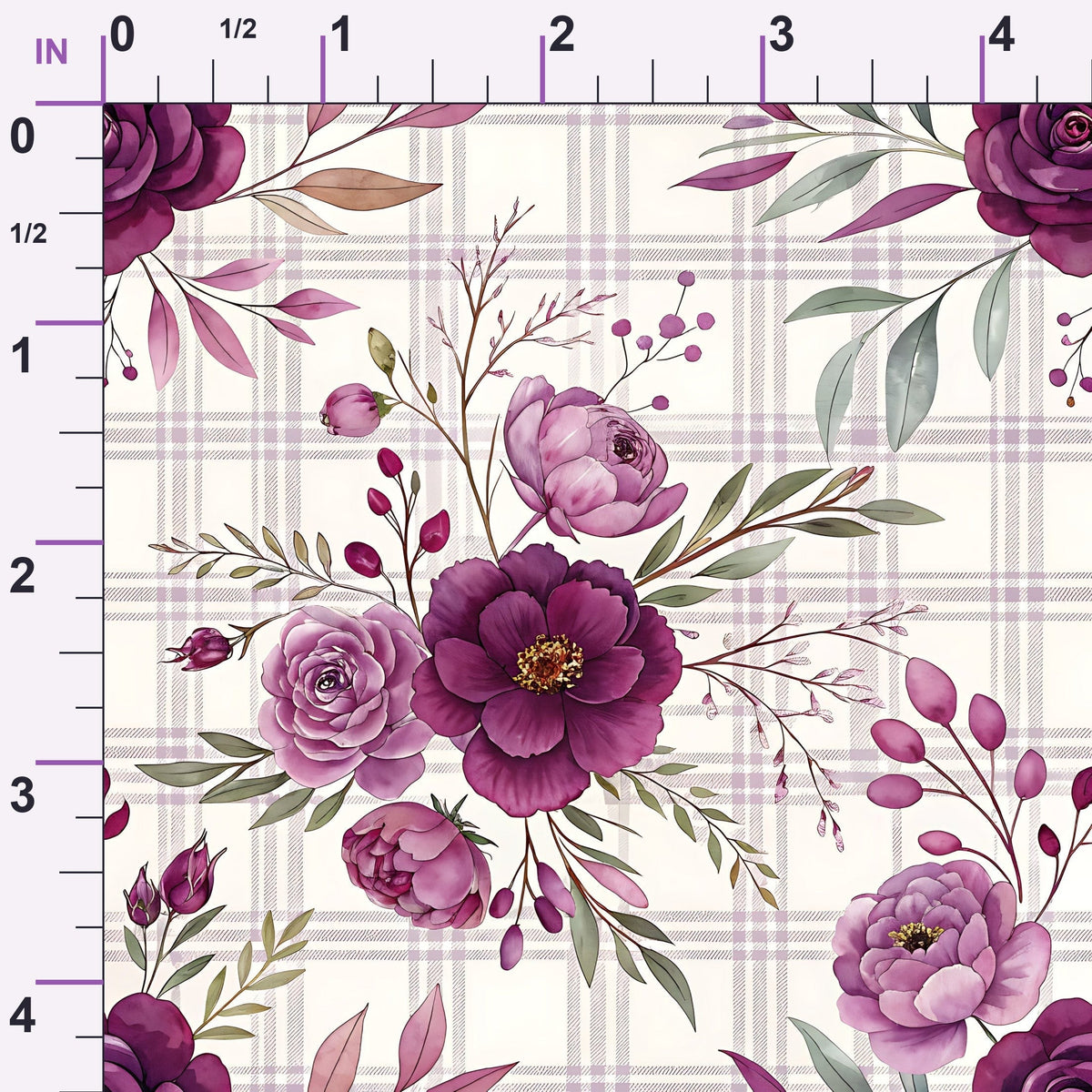 Lilac Ribbon Trellis Pattern 21 Minky Fabric