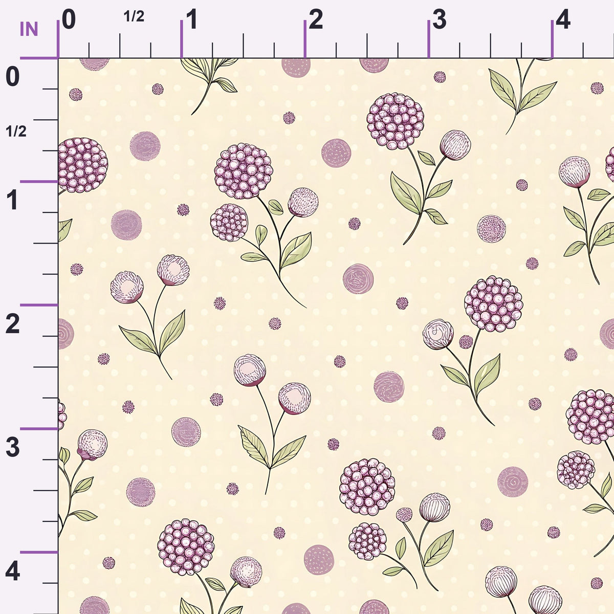 Lilac Ribbon Trellis Pattern 24 Minky Fabric
