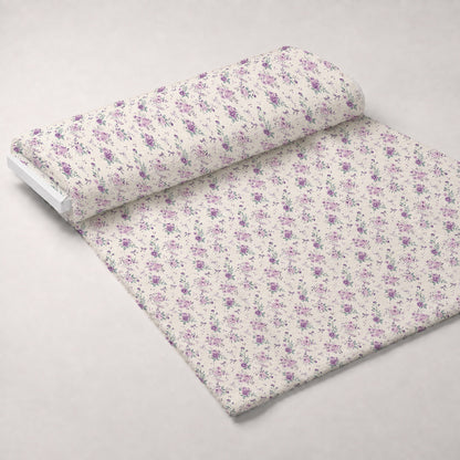 Lilac Ribbon Trellis Pattern 3 Minky Fabric