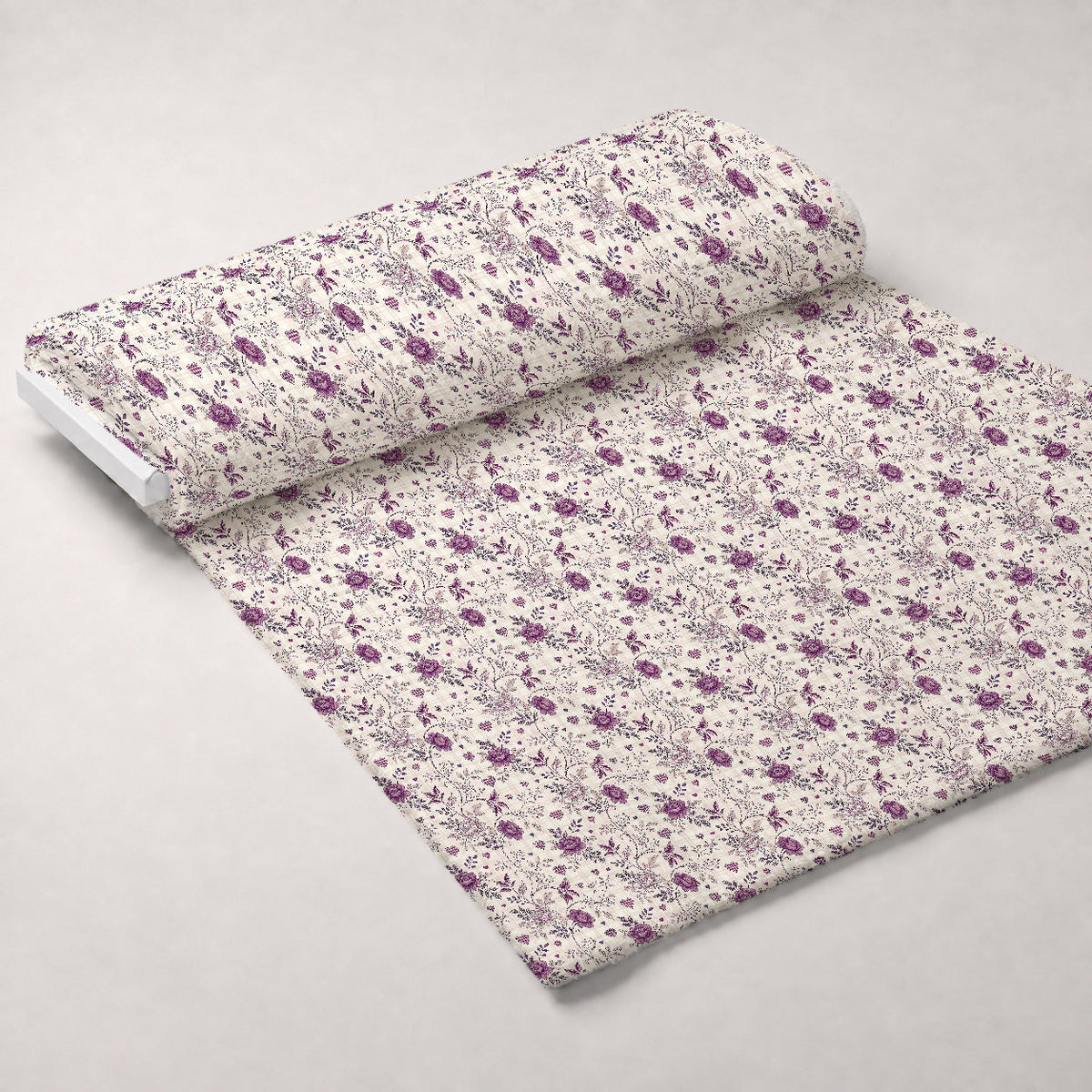 Lilac Ribbon Trellis Pattern 7 Minky Fabric
