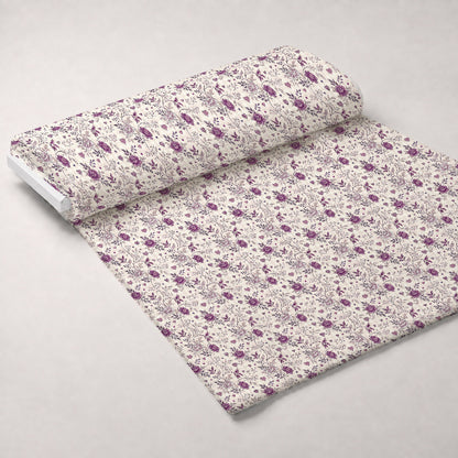 Lilac Ribbon Trellis Pattern 7 Minky Fabric