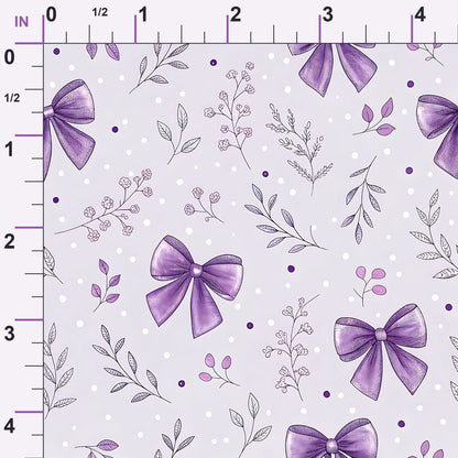 Lilac Ribbon Trellis Pattern 8 Minky Fabric