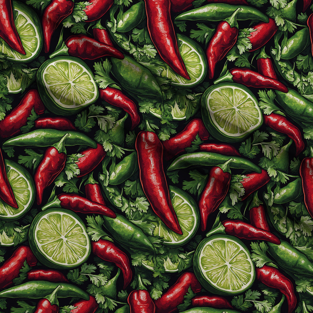 Lime Fiesta Pattern 7 Minky Fabric