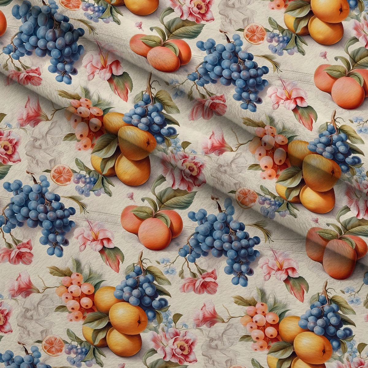 Limoncello Blooms Pattern 1 Minky Fabric