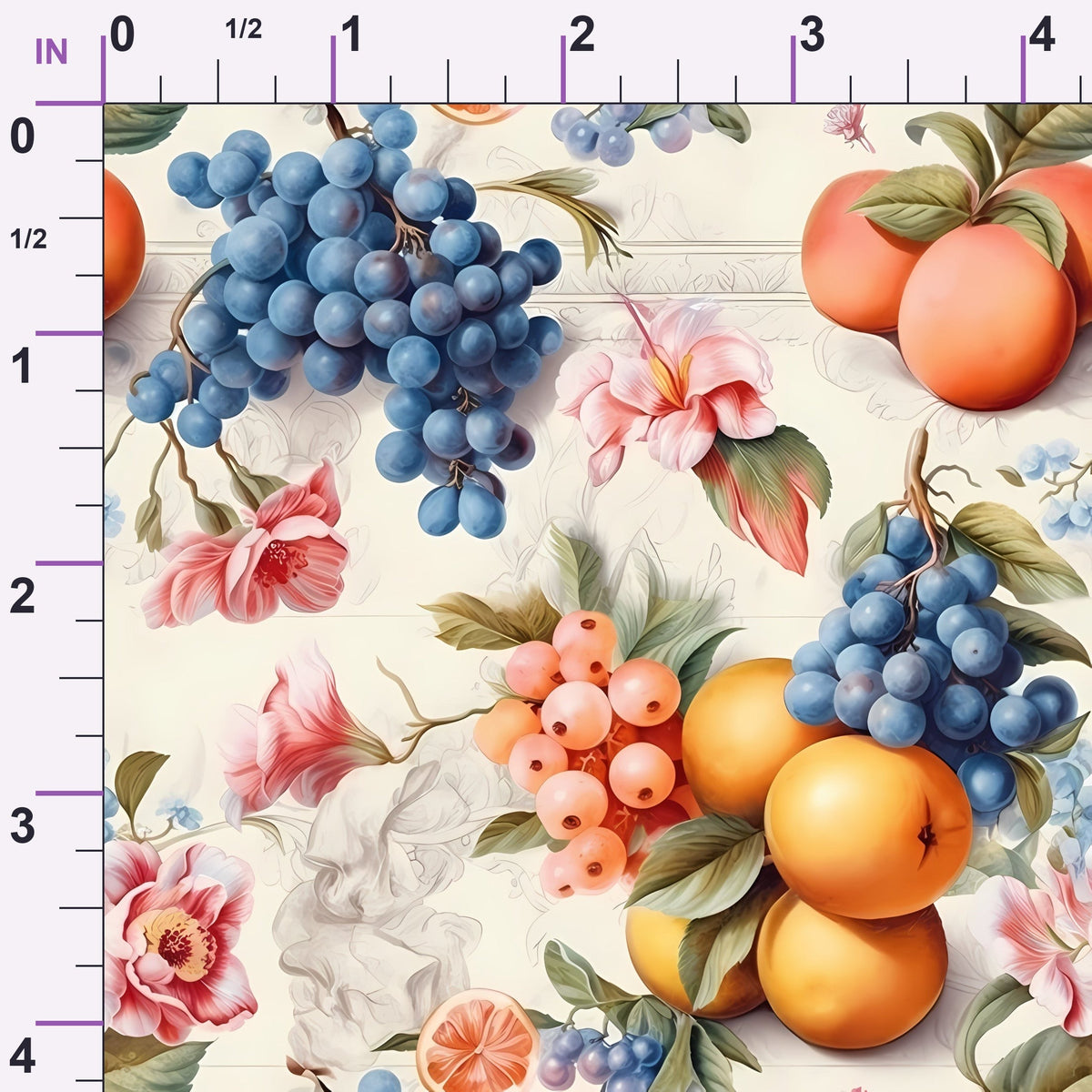 Limoncello Blooms Pattern 1 Minky Fabric