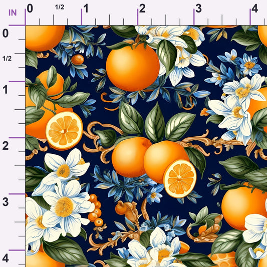 Limoncello Blooms Pattern 2 Minky Fabric