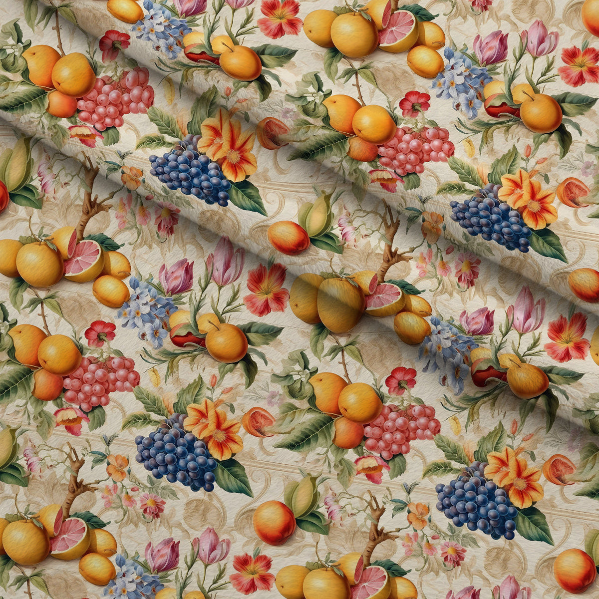 Limoncello Blooms Pattern 4 Minky Fabric