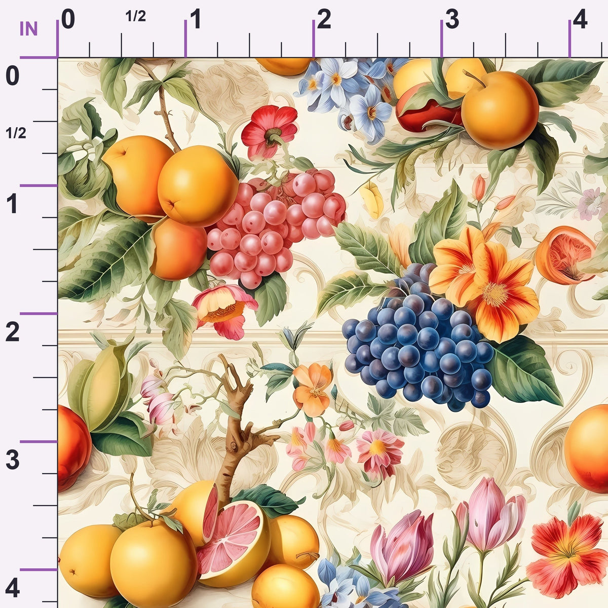 Limoncello Blooms Pattern 4 Minky Fabric