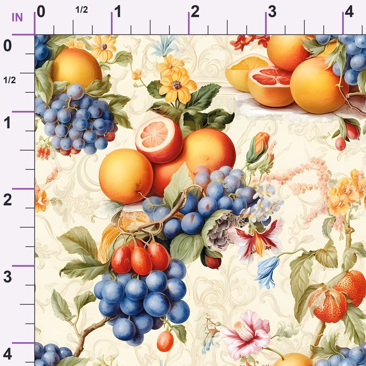 Limoncello Blooms Pattern 6 Minky Fabric