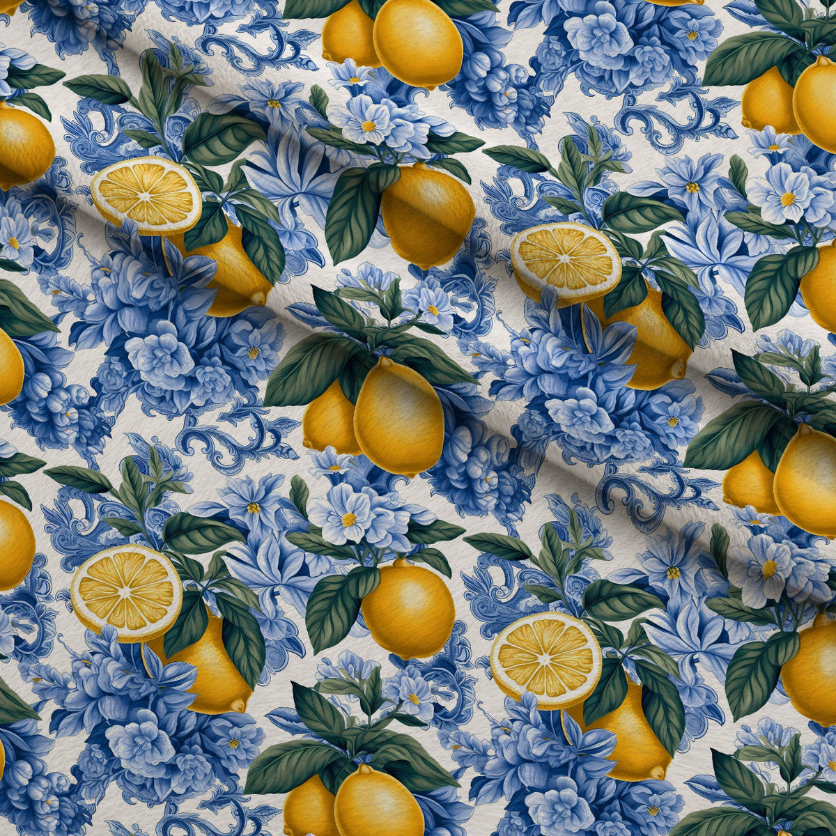 Limoncello Blooms Pattern 7 Minky Fabric