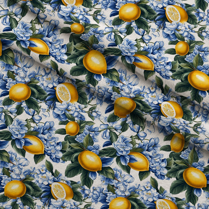 Limoncello Blooms Pattern 8 Minky Fabric