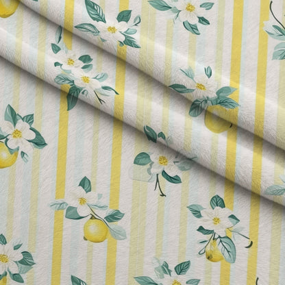 Limoncello Blossoms Pattern 10 Minky Fabric
