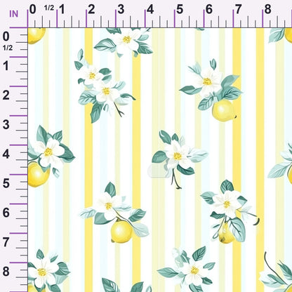 Limoncello Blossoms Pattern 10 Minky Fabric