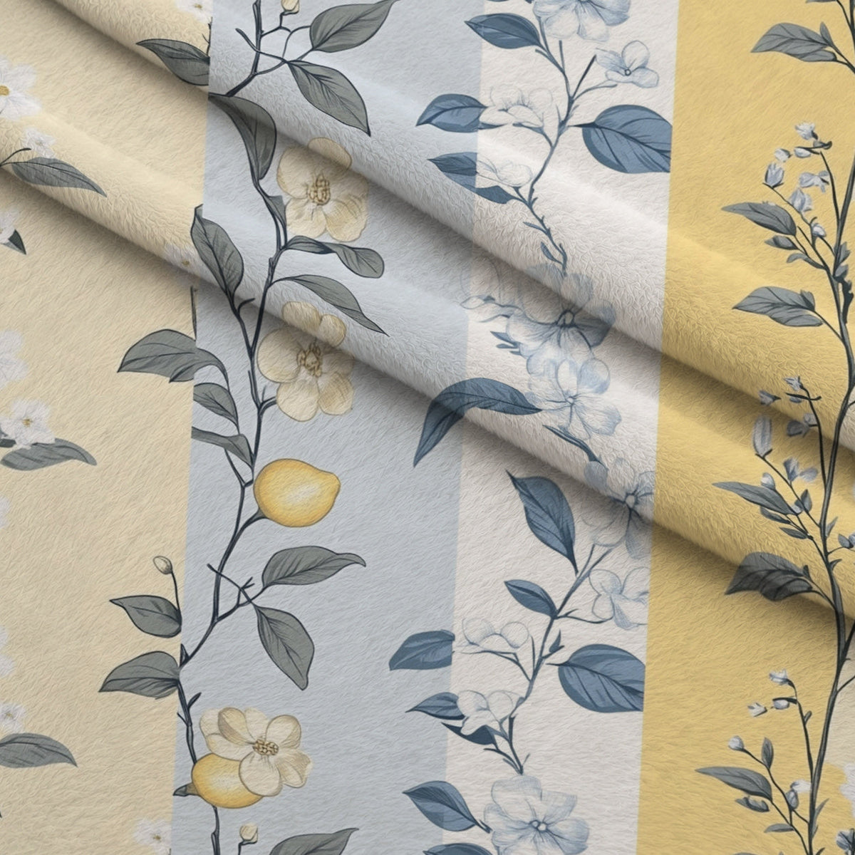 Limoncello Blossoms Pattern 2 Minky Fabric