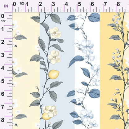 Limoncello Blossoms Pattern 2 Minky Fabric