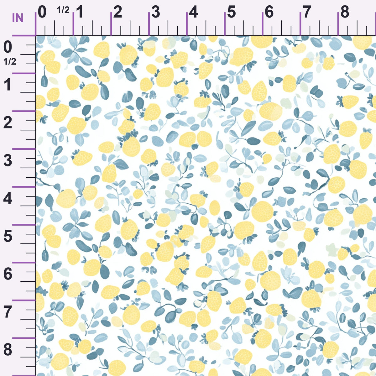 Limoncello Blossoms Pattern 3 Minky Fabric