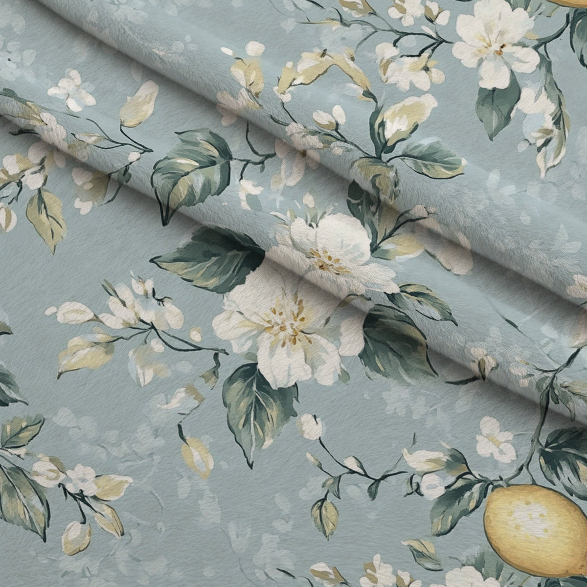 Limoncello Blossoms Pattern 5 Minky Fabric
