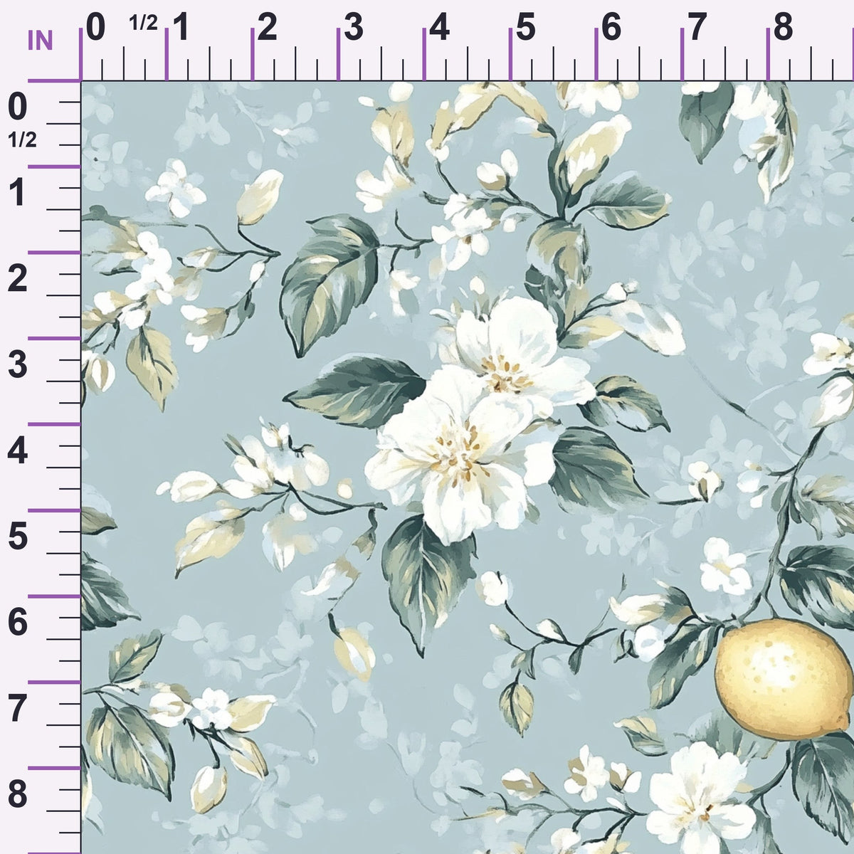 Limoncello Blossoms Pattern 5 Minky Fabric