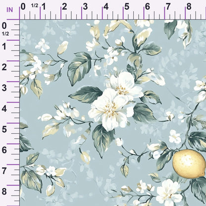 Limoncello Blossoms Pattern 5 Minky Fabric