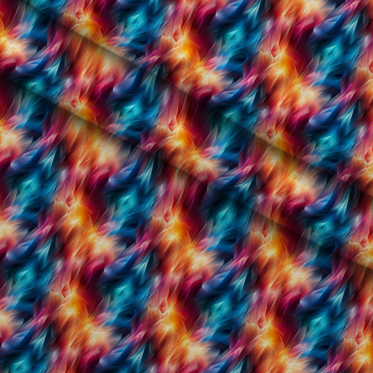 Liquid Prism Pattern 10 Minky Fabric