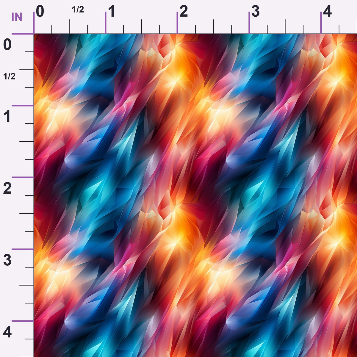 Liquid Prism Pattern 10 Minky Fabric