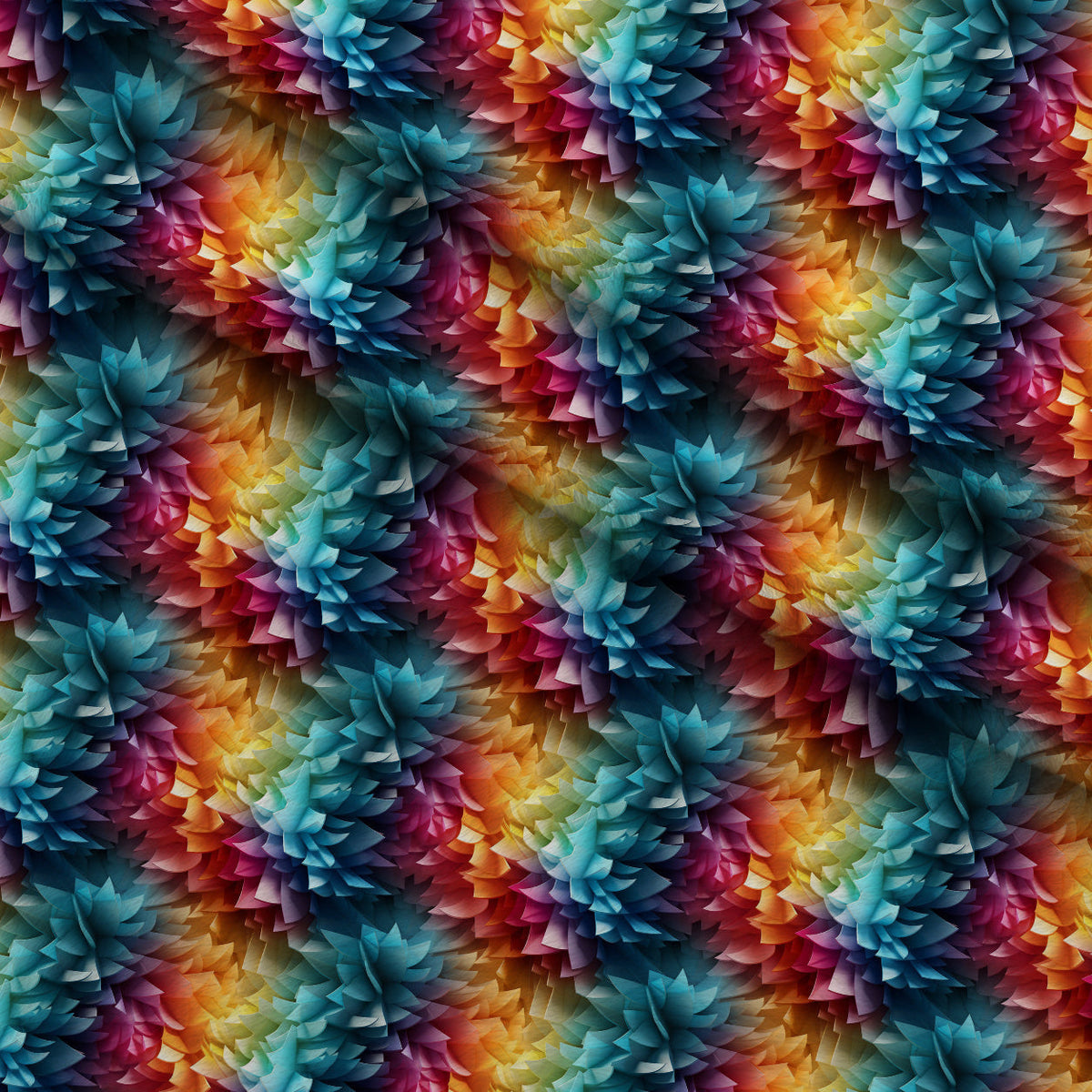 Liquid Prism Pattern 2 Minky Fabric
