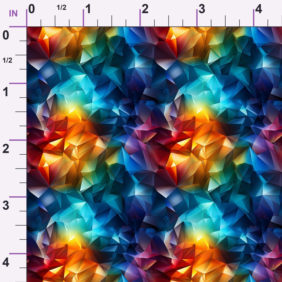 Liquid Prism Pattern 3 Minky Fabric