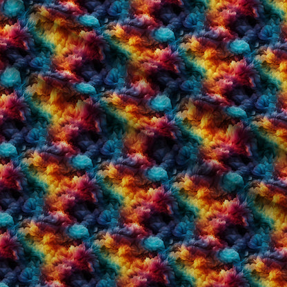 Liquid Prism Pattern 5 Minky Fabric
