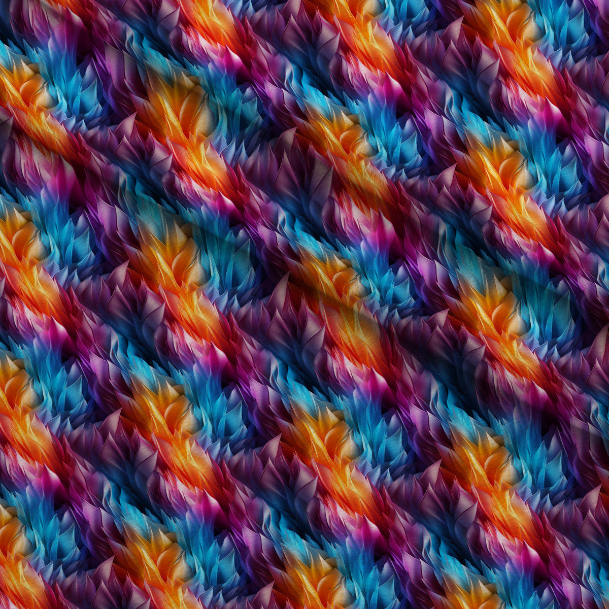 Liquid Prism Pattern 6 Minky Fabric