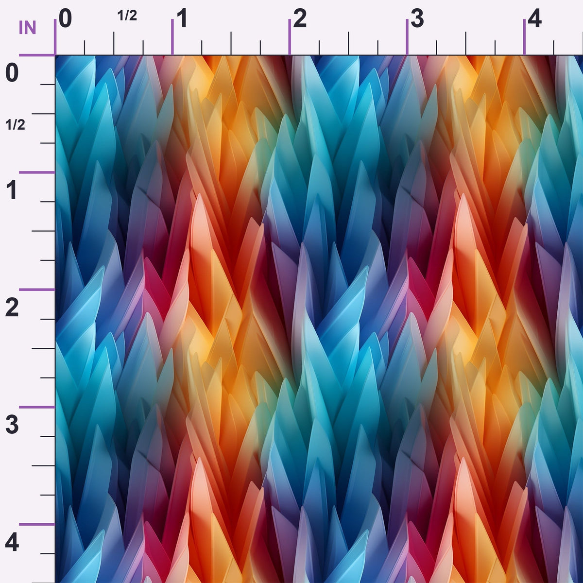 Liquid Prism Pattern 8 Minky Fabric