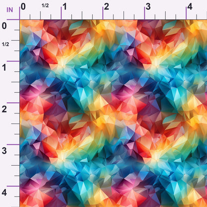 Liquid Prism Pattern 9 Minky Fabric