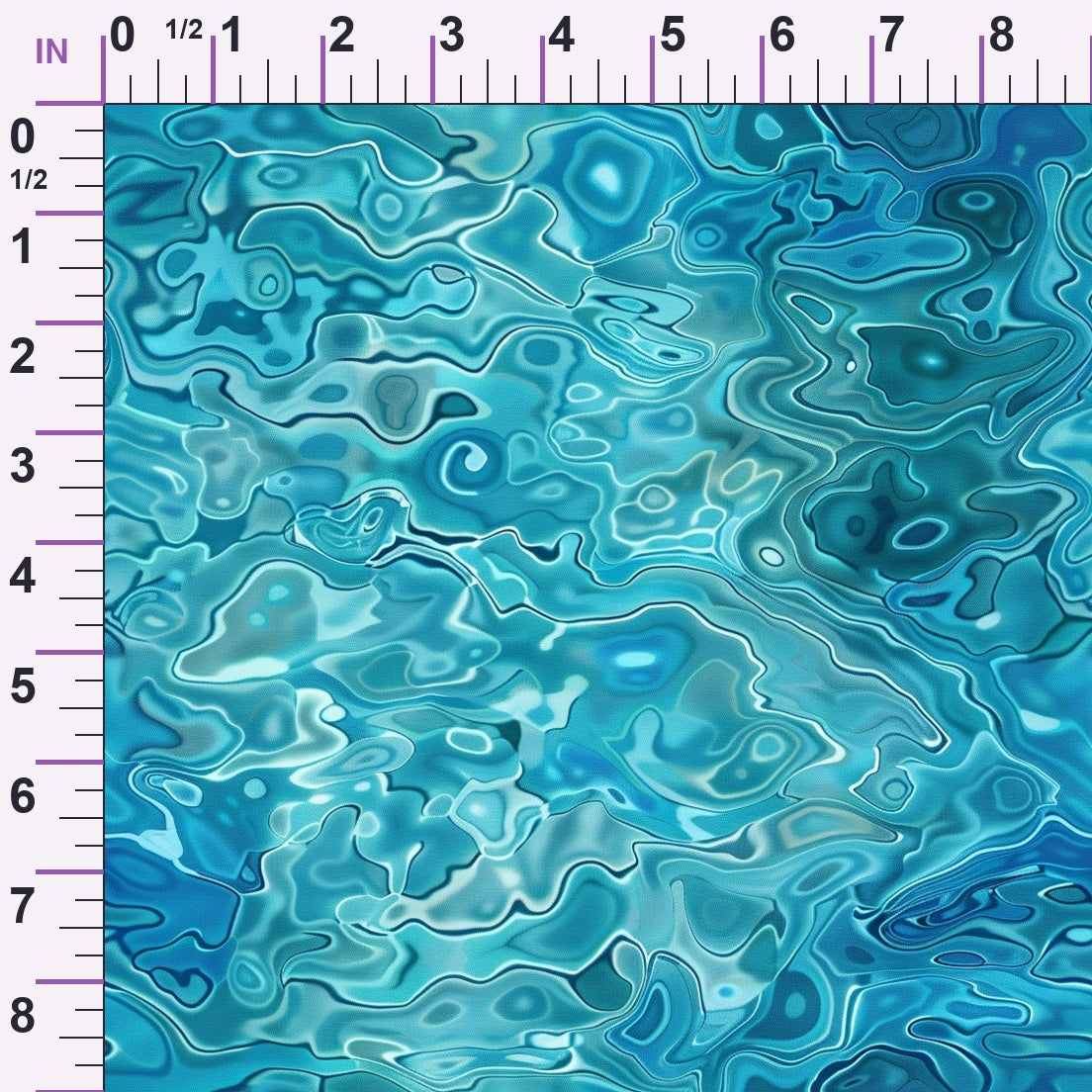 Liquid Sapphire Pattern 1 Minky Fabric