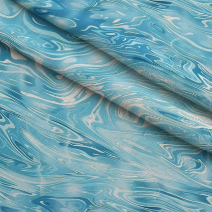 Liquid Sapphire Pattern 11 Minky Fabric