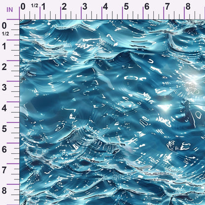 Liquid Sapphire Pattern 13 Minky Fabric