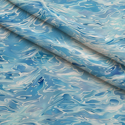 Liquid Sapphire Pattern 14 Minky Fabric