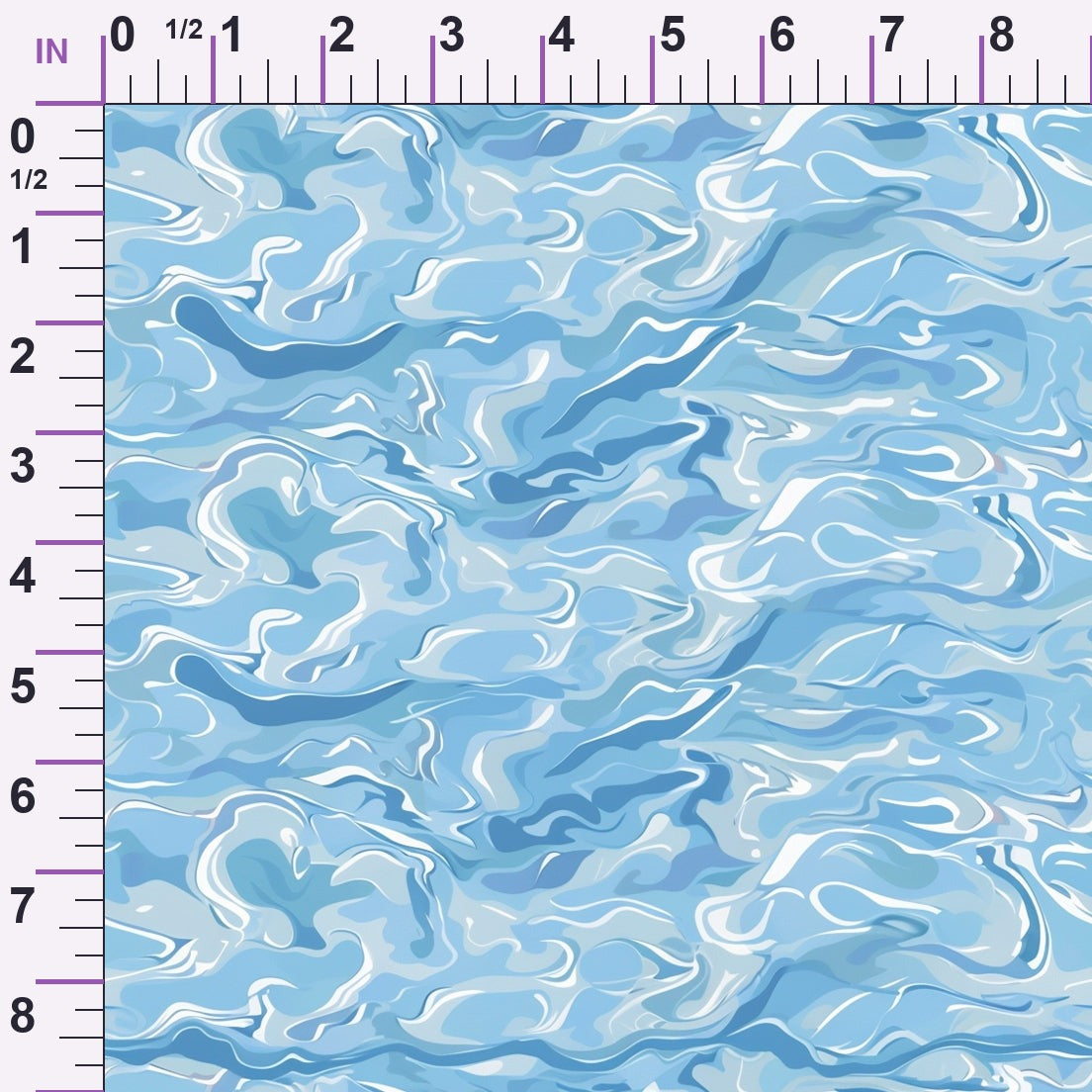 Liquid Sapphire Pattern 16 Minky Fabric