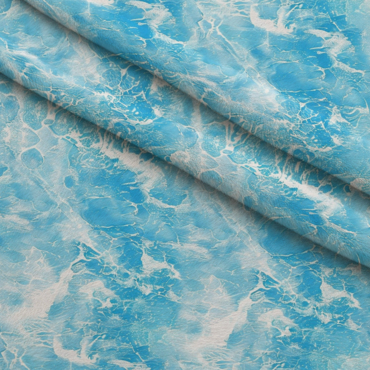 Liquid Sapphire Pattern 2 Minky Fabric