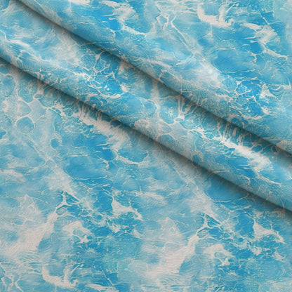 Liquid Sapphire Pattern 2 Minky Fabric