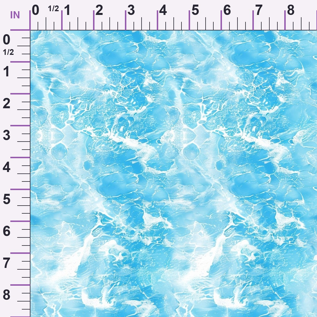 Liquid Sapphire Pattern 2 Minky Fabric