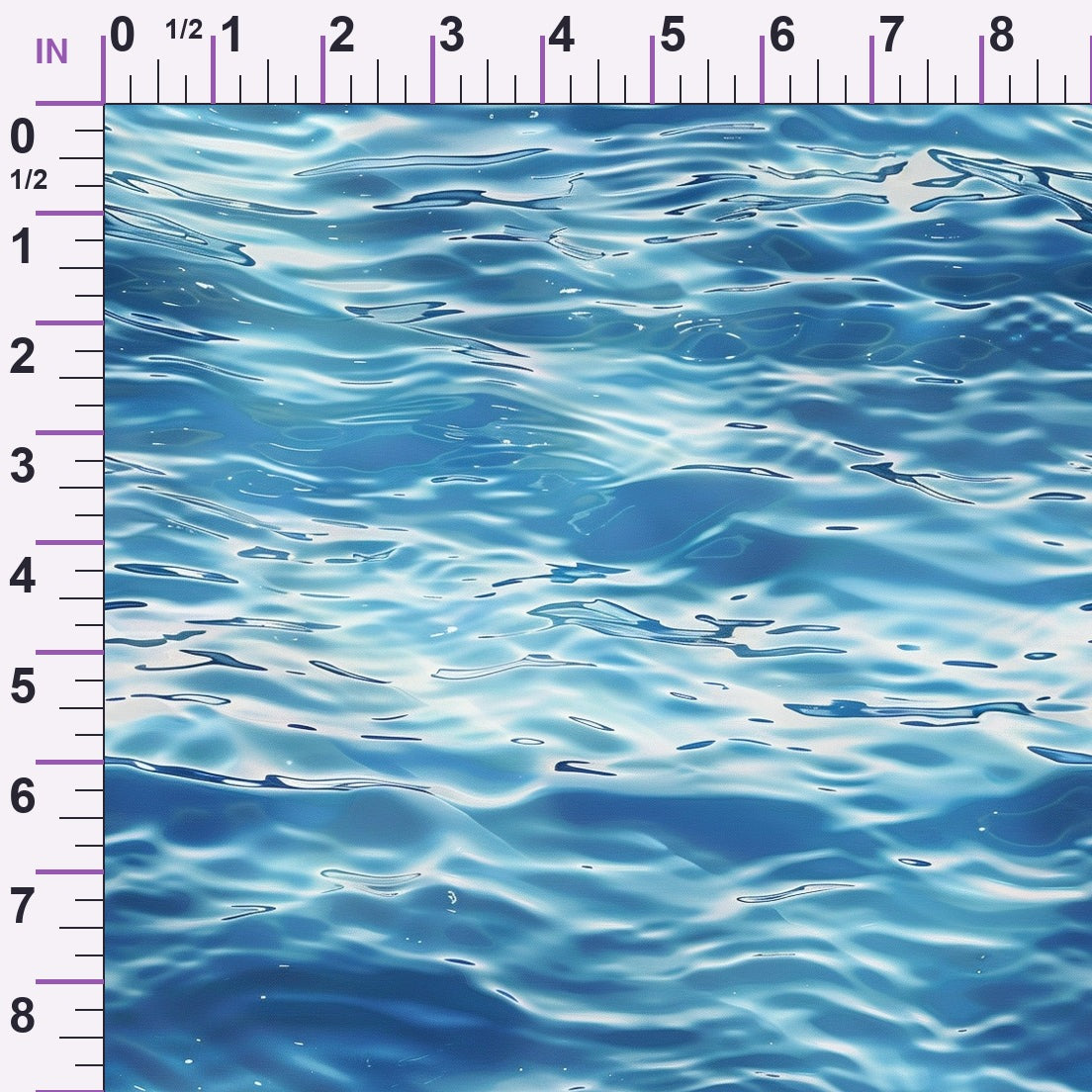 Liquid Sapphire Pattern 7 Minky Fabric