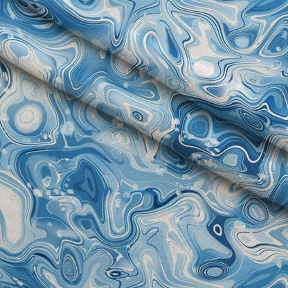 Liquid Sapphire Pattern 8 Minky Fabric