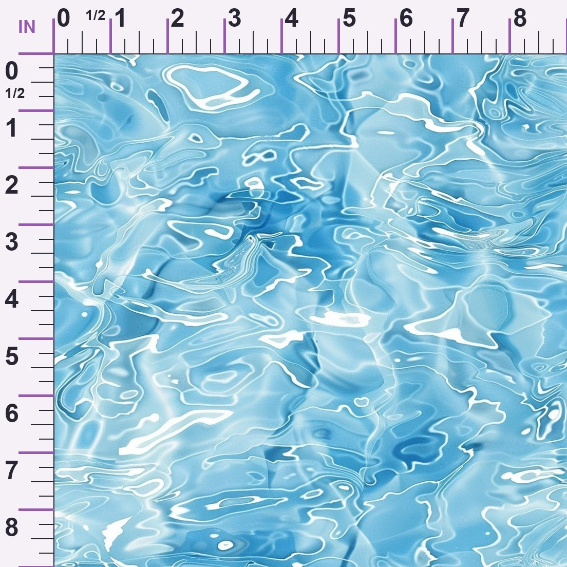 Liquid Sapphire Pattern 9 Minky Fabric