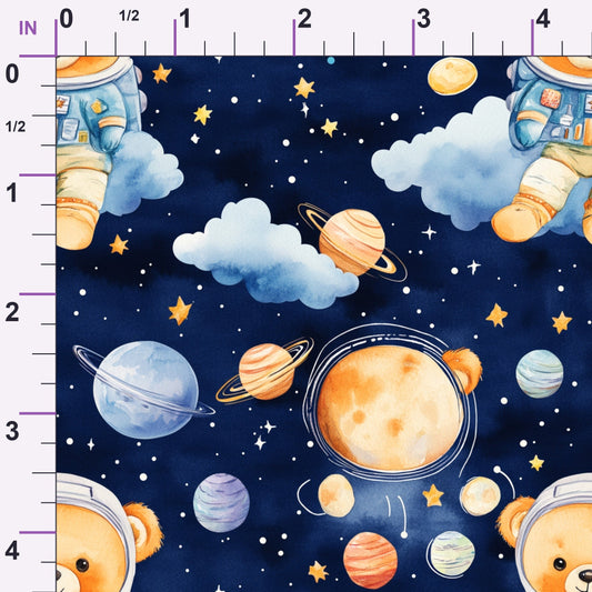 Little Cub Dreams Pattern 10 Minky Fabric
