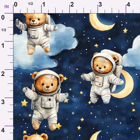Little Cub Dreams Pattern 2 Minky Fabric