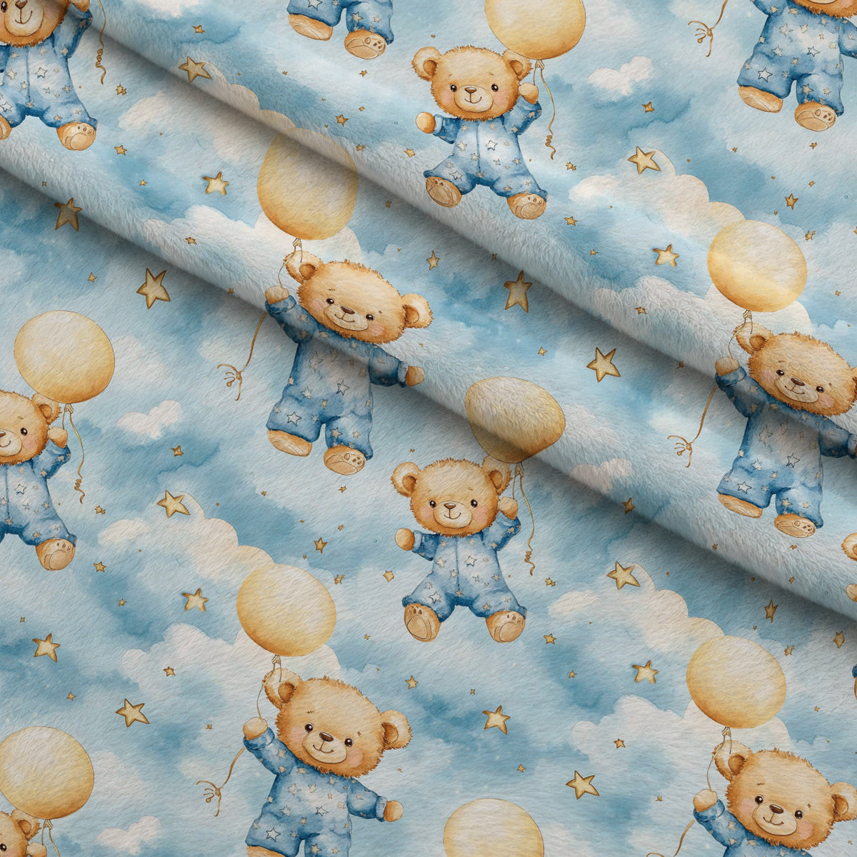 Little Cub Dreams Pattern 6 Minky Fabric