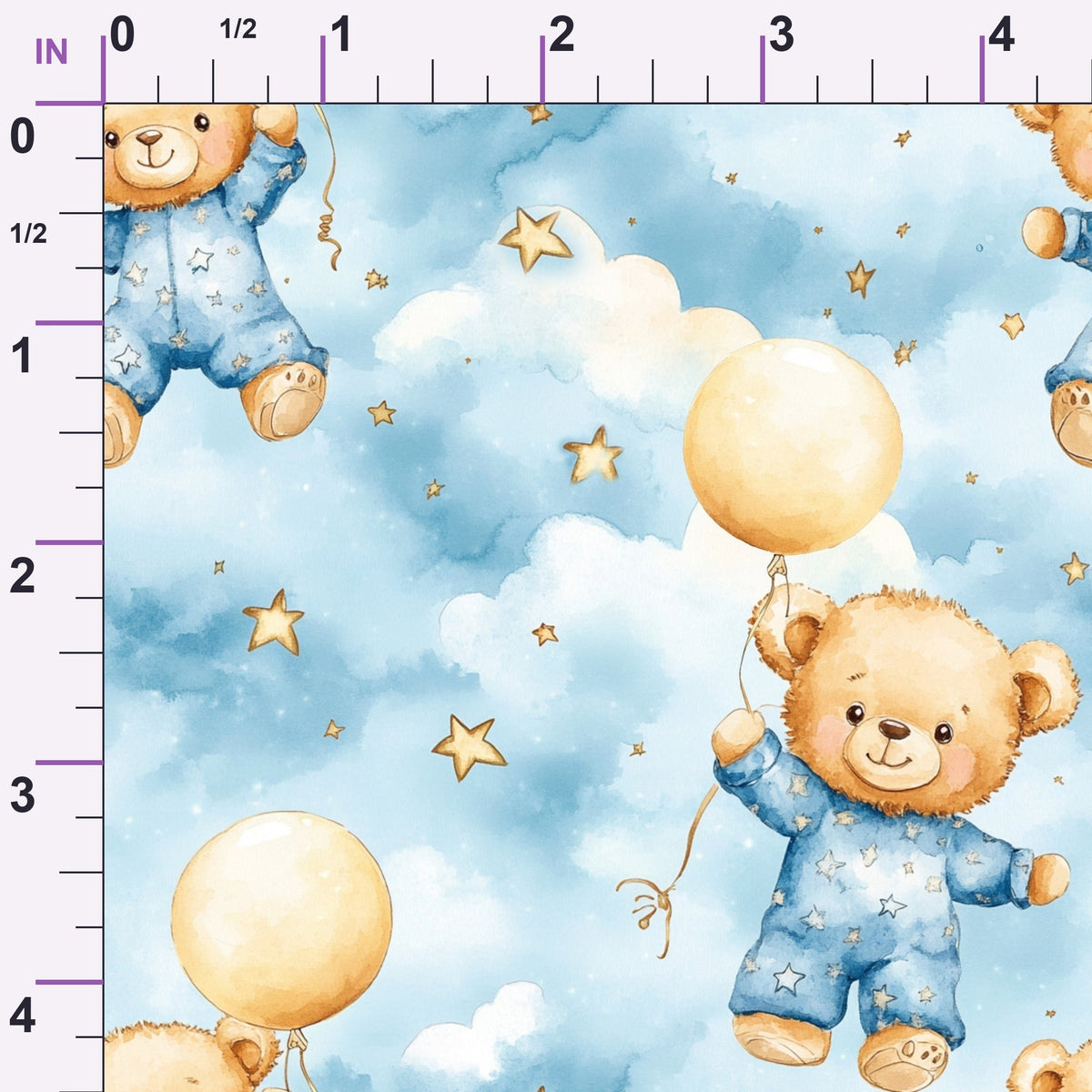 Little Cub Dreams Pattern 6 Minky Fabric