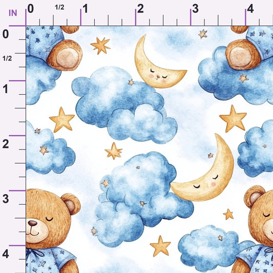 Little Cub Dreams Pattern 8 Minky Fabric